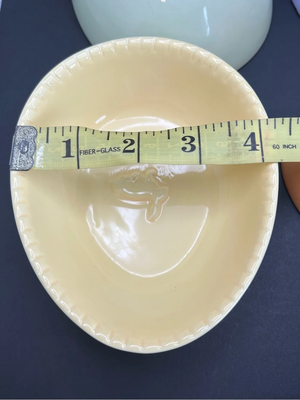 Williams Sonoma Pastel Ceramic 4 pc Bowl Set in Yellow, Orange, Green, Purple